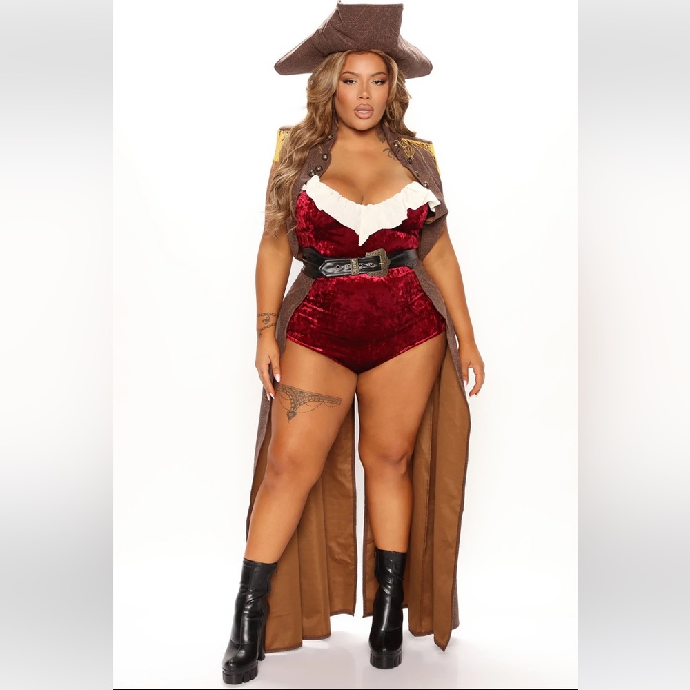 🏴‍☠️ Halloween Pirate costume set NEW! Size 1X